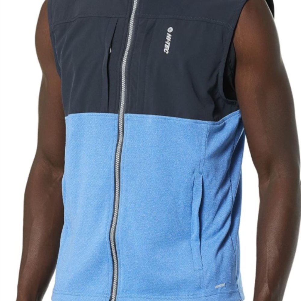 Hi-Tec Men's Dual-Tone Black and Blue Vest SZ. XL